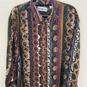 White Stag Floral Print Shirt